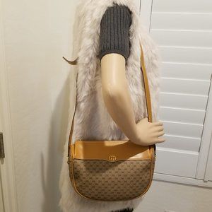 Vintage African Line Gucci Webbed GG Bag